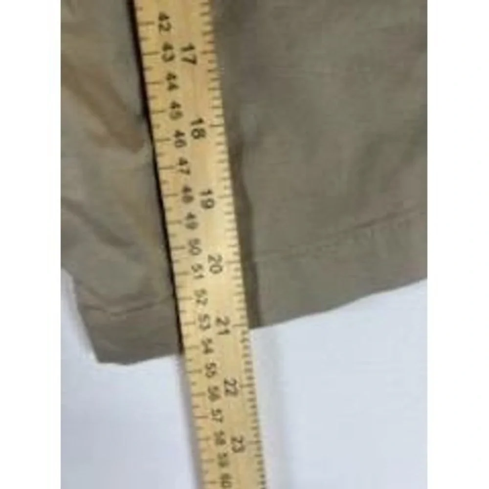 Calvin‎ Klein Mens Khaki Flat Front Chino Shorts Size 36 Casual